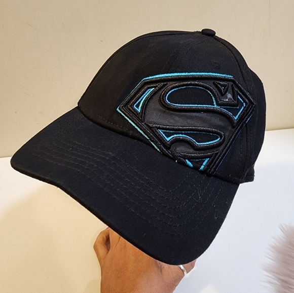SUPERMAN black men's hat OS - Picture 2 of 9